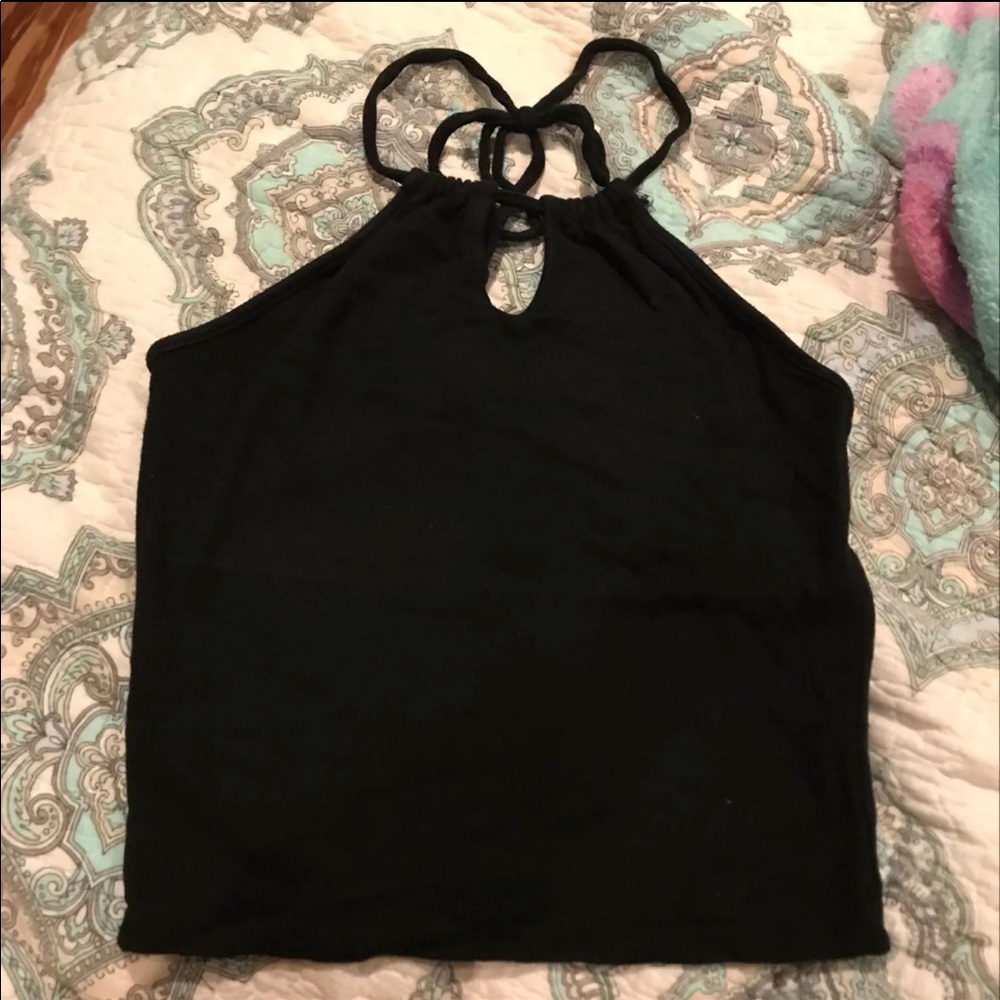 Black Brandy Melville halter top